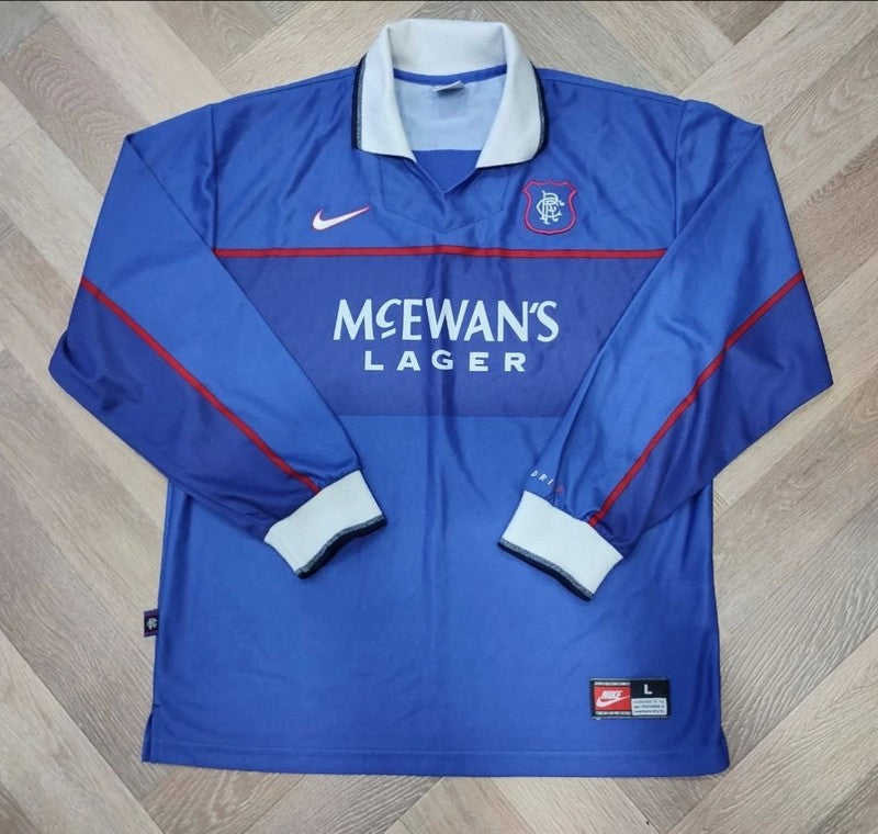 Jersey Rangers Glasgow 1997-99 home Nike Vintage