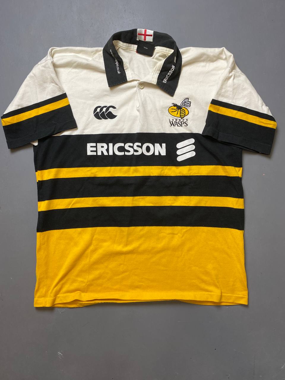 Jersey Rugby Wasps RFC 1999-01 Vintage