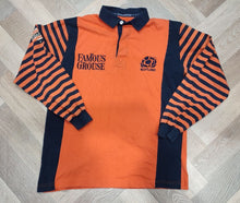Load image into Gallery viewer, Jersey Scotland Rugby 1998 Away Cotton Oxford Vintage
