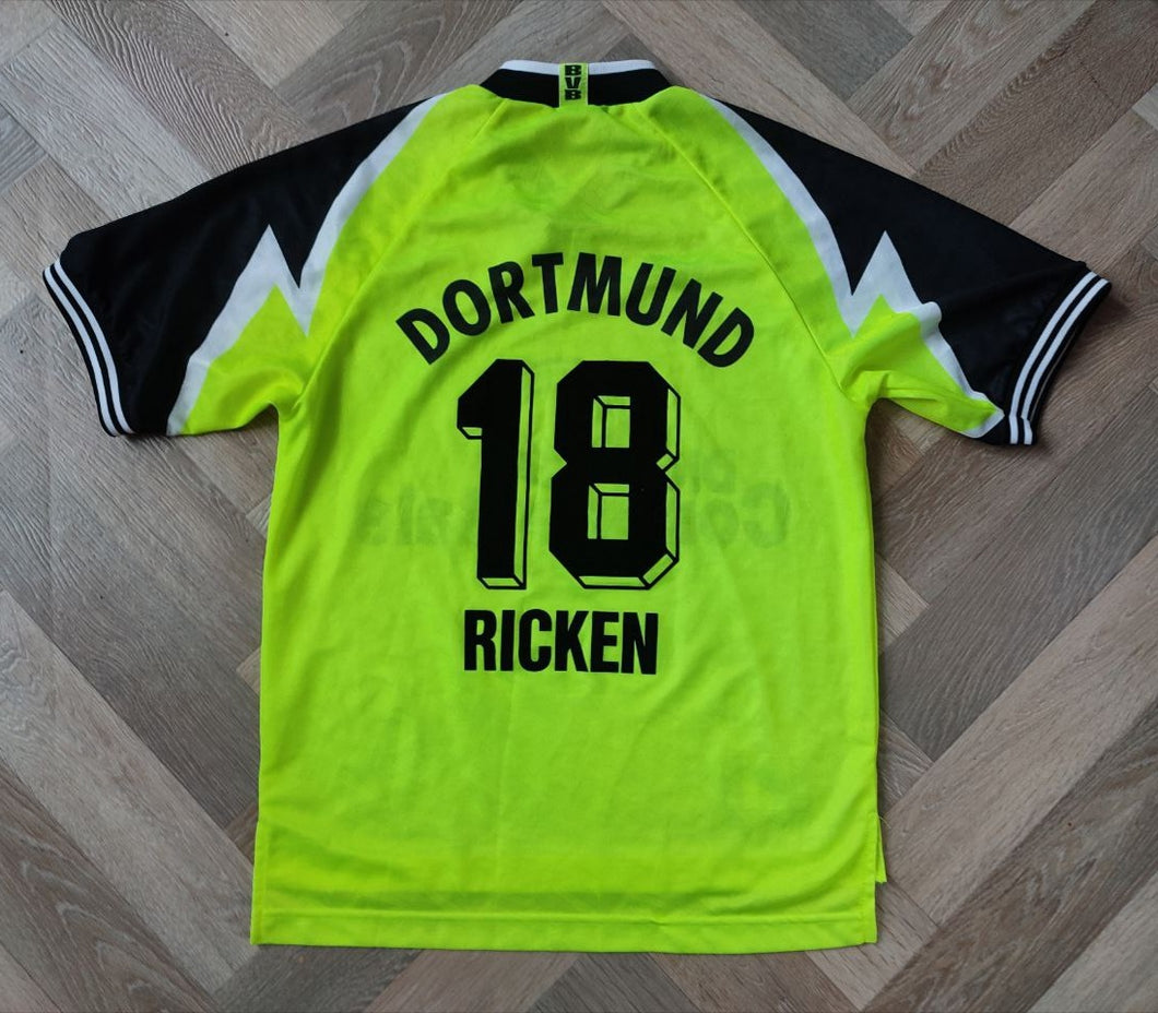 Rare Jersey Ricken #18 Borussia Dortmund 1995-96 home Vintage