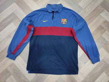 Load image into Gallery viewer, Jersey Vintage FC Barcelona rugby Polo 1990&#39;s Nike
