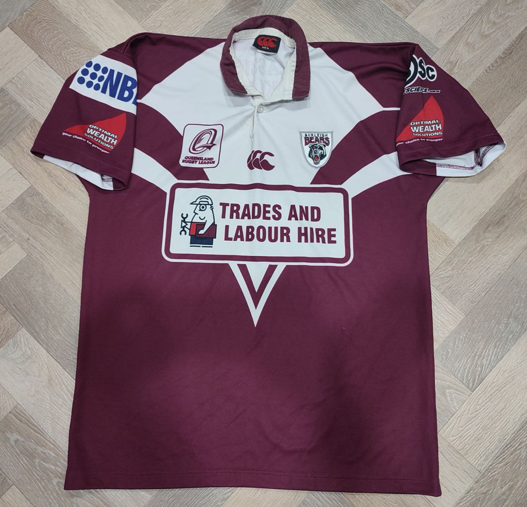 Jersey Burleigh Bears QRL Canterburry Vintage