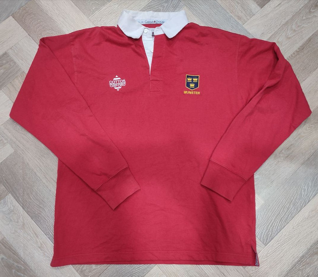 Vintage Jersey Munster Rugby Cotton Oxford