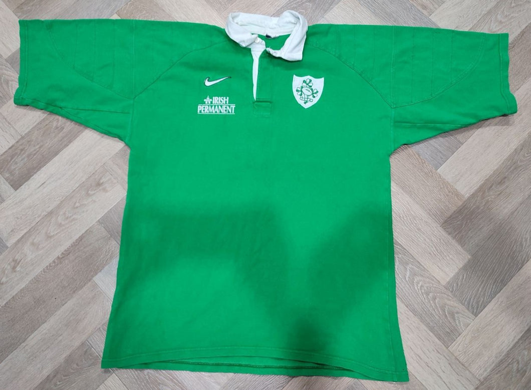 Rare Match Worn Jersey Ireland Rugby 1995/96 #19 Nike