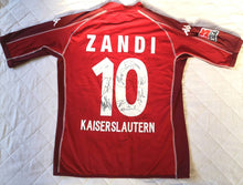 Load image into Gallery viewer, Jersey Zandi fc Kaiserslautern 2005-06 Match Worn with Autographs
