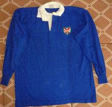 Load image into Gallery viewer, Match Worn shirt Rugby Queen&#39;s University RFC 1980-90&#39;s home #16 Peveril #XL
