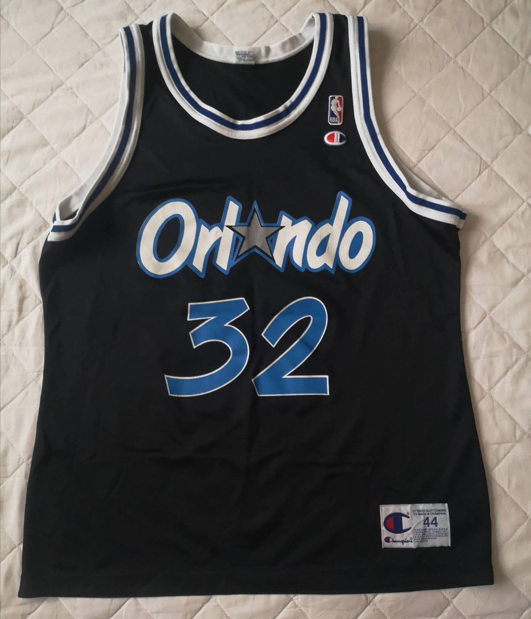 Rare Jersey Shaquille O'Neal Orlando Magic 1993-94 Champion Vintage