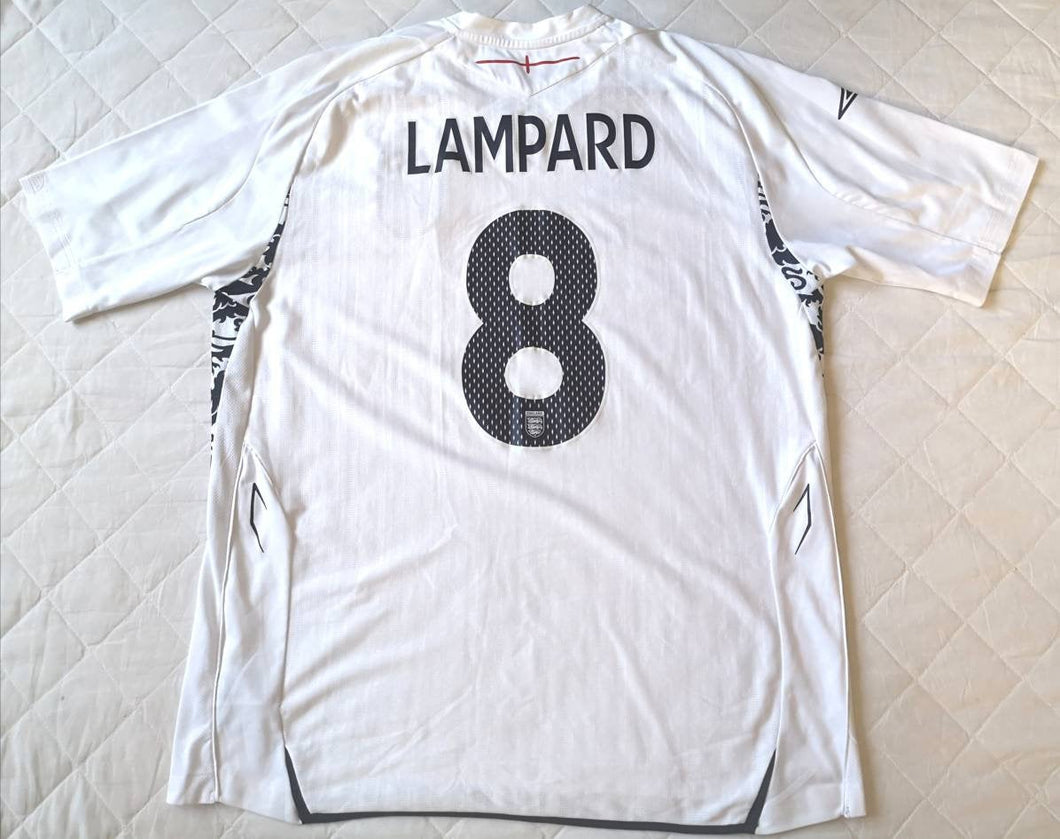 Jersey Franck Lampard England 2007-2009 Umbro Authentic Vintage