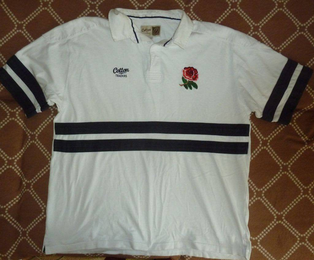 Match Worn shirt England rugby 1992 home #1 Cotton Traders Vintage