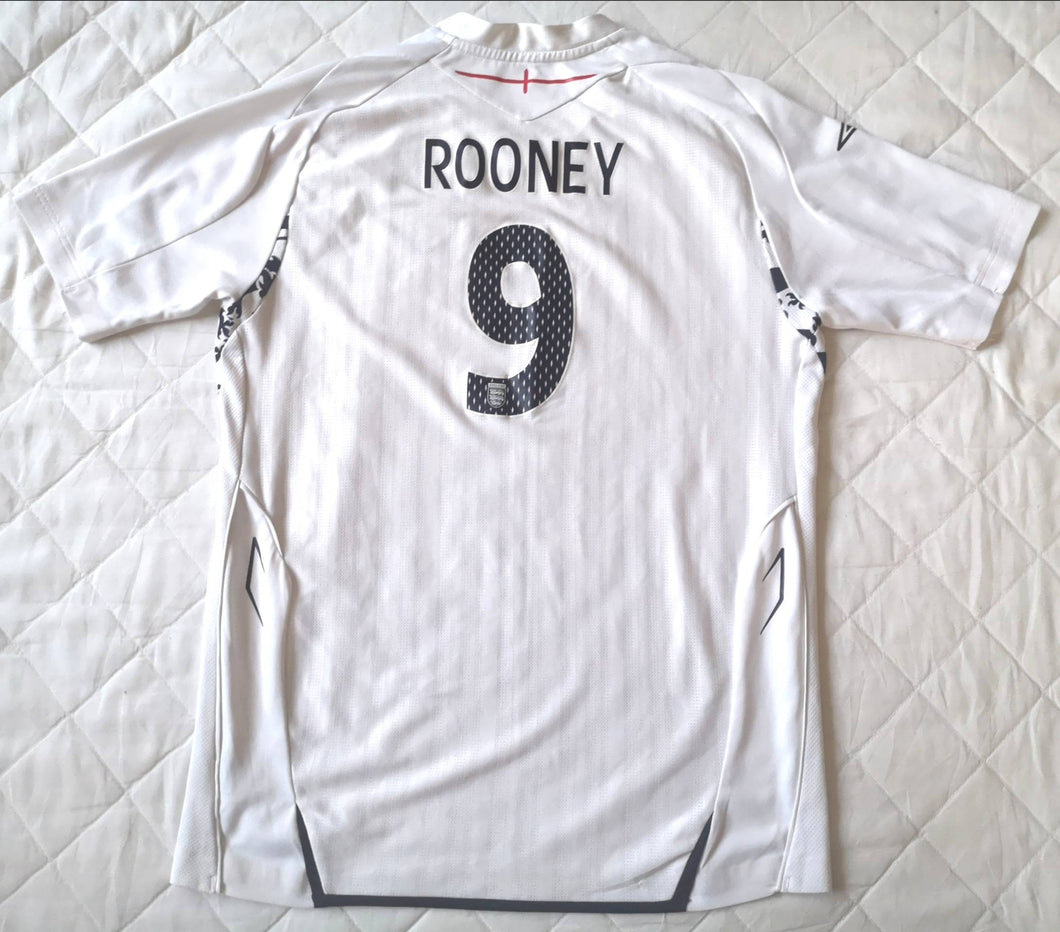 Jersey Rooney England 2007-2009 Umbro Vintage Authentic