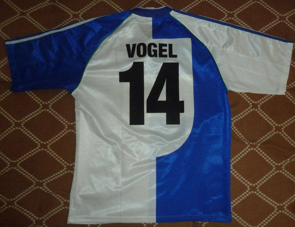 Authentic jersey Vogel #14 Grasshoppers 1999-00 home Adidas Vintage