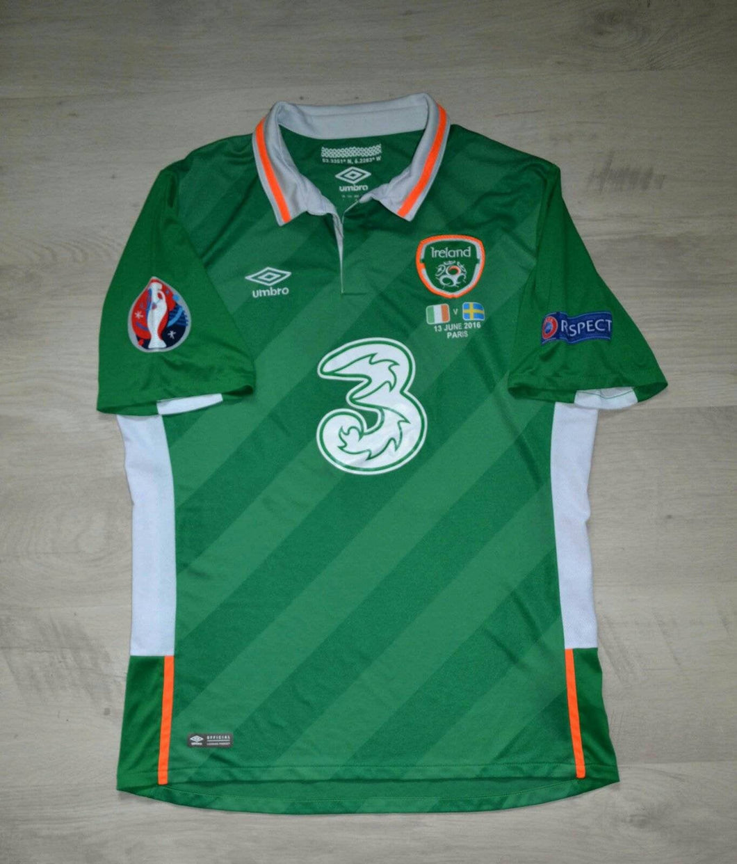 Authentic jersey Ireland 2016 Umbro