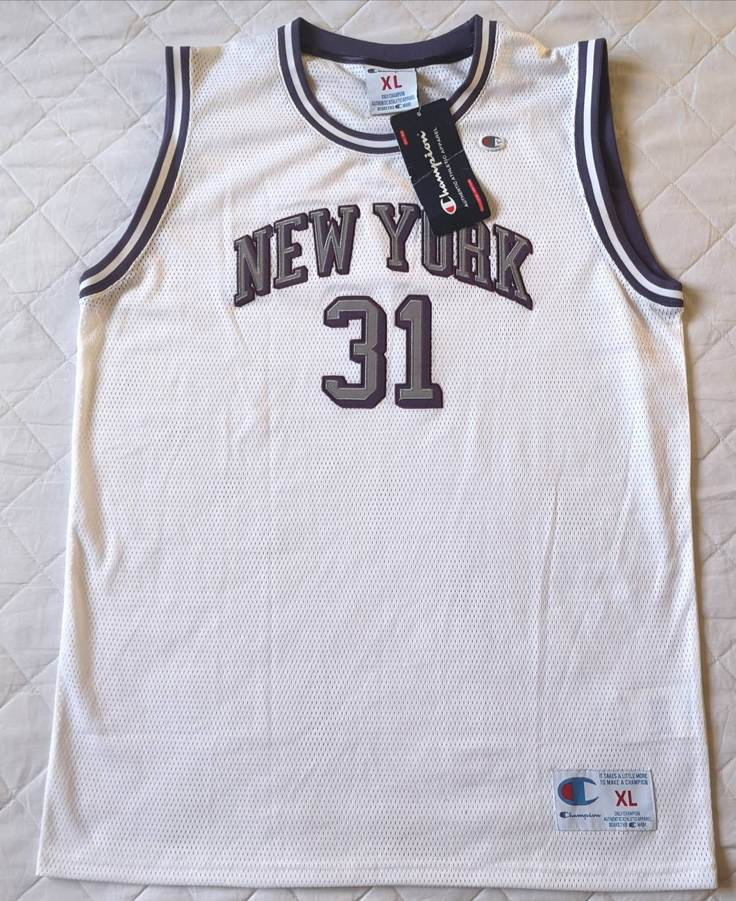 Authentic jersey New York Knicks #31 NBA Champion