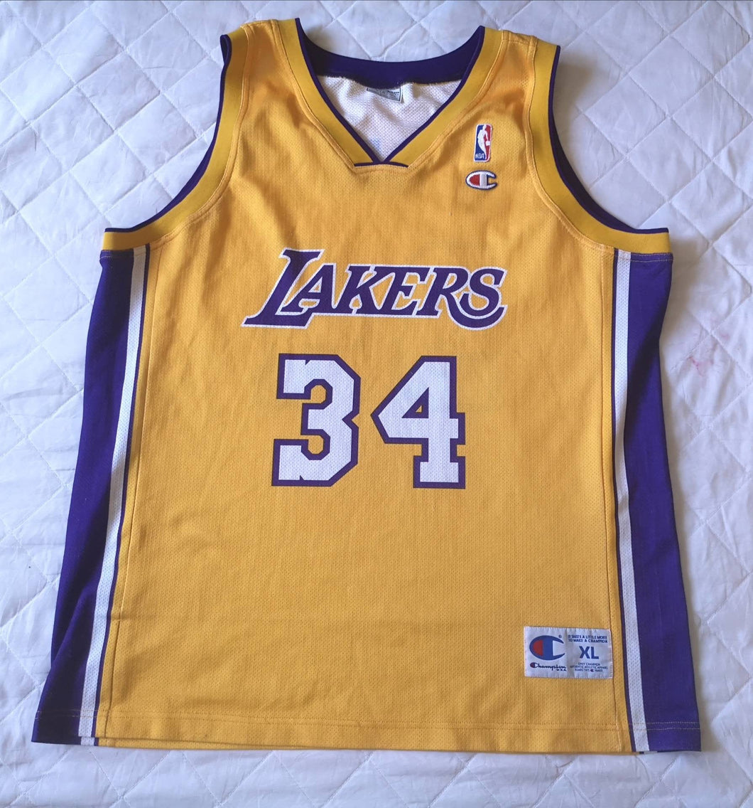 Authentic jersey Shaquille O'Neal Los Angeles Lakers NBA vintage Champion