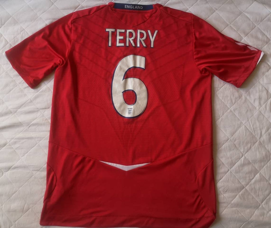 Authentic jersey Terry England 2008-2010 away Umbro Vintage