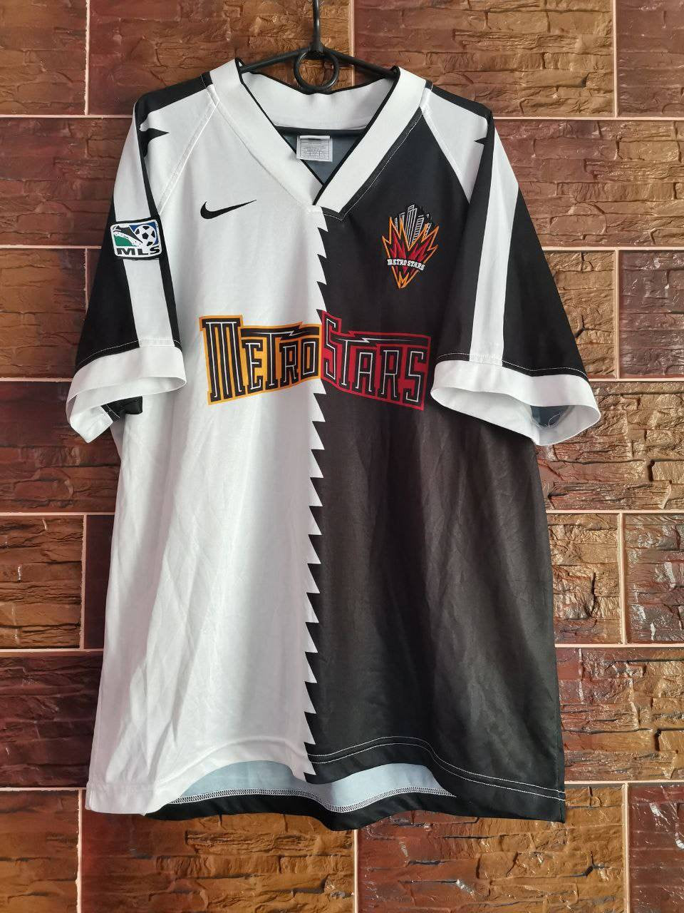 Rarely authentic jersey New York Metrostars 1996 away MLS Nike Vintage Player Issue