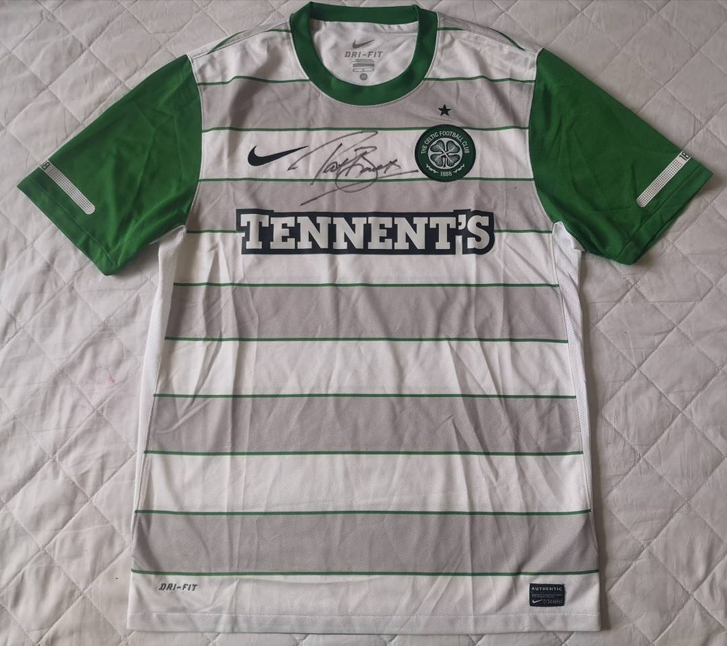 Authentic jersey Celtic 2011-2012 Away Nike with Autograph