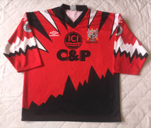 Load image into Gallery viewer, Jersey Widnes Rugby League 1992 Umbro Vintage
