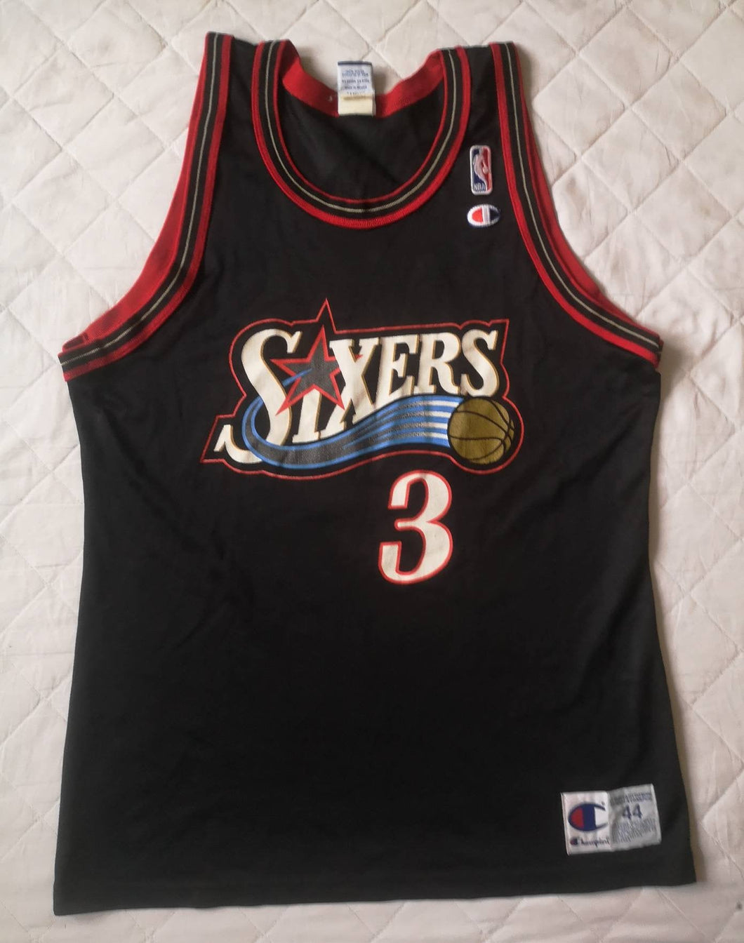 Jersey Allen Iverson Philadelphia 76ers 1997-98 Champion Vintage