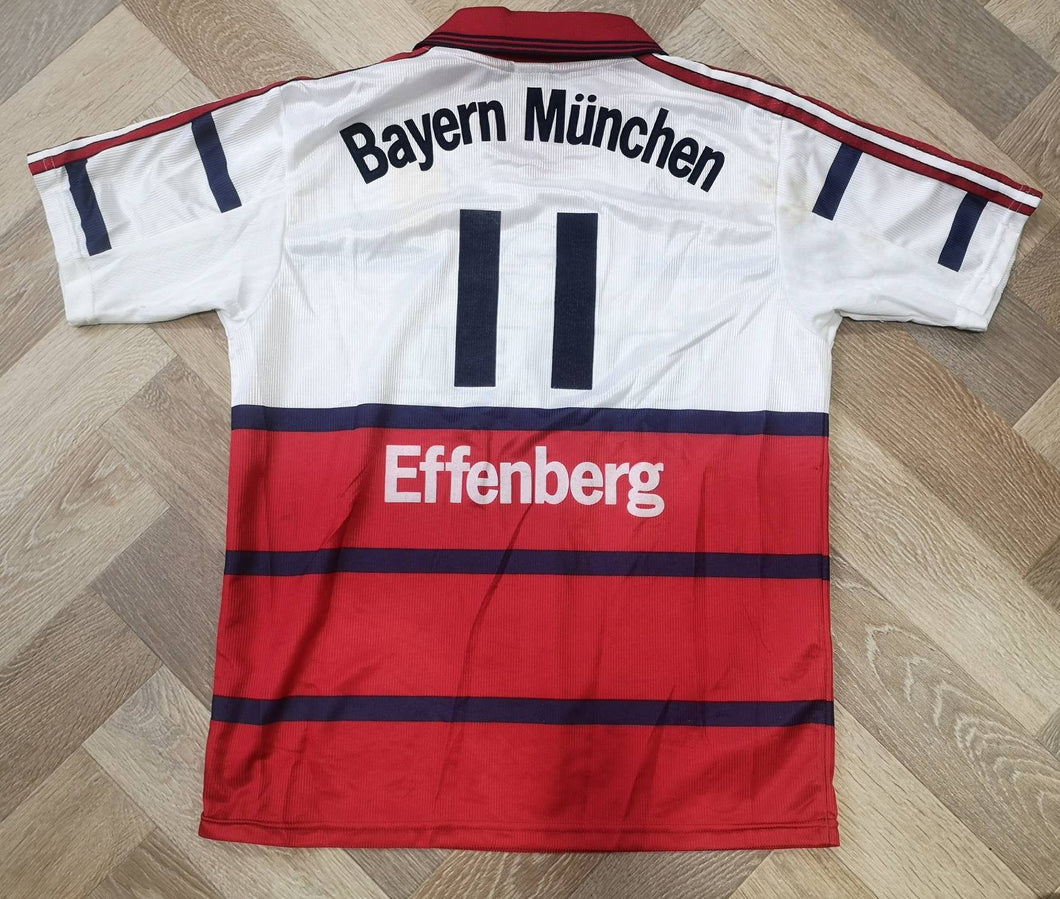 Jersey Effenberg #11 Bayern Munich 1999-00 Away Adidas Vintage