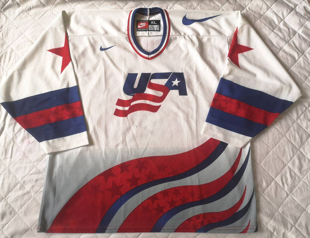 Rare Jersey Hockey Team USA Houda Nike Vintage