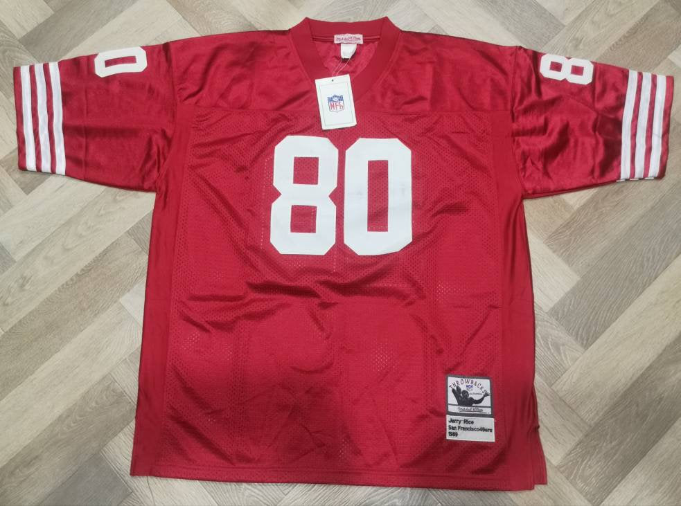 Jersey Jerry Rice San Francisco 49ers 1989 Throwback Mitchell & Ness