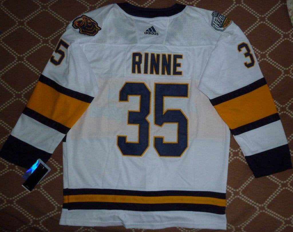 Jersey Pekka Rinne #35 White Nashville Predators 2020 NHL winter classic player issue