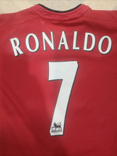 Load image into Gallery viewer, Jersey Ronaldo #7 Manchester United 2003-2004 home Nike Vintage
