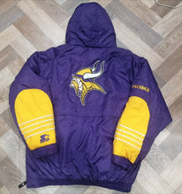 Load image into Gallery viewer, Jacket Minnesota Vikings Starter 1990&#39;s Vintage
