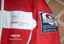 Load image into Gallery viewer, Match Worn jersey A. Schwaller Switzerland team Curling 2008 Switcher with Autographs
