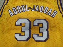 Load image into Gallery viewer, Rare Jersey Abdul-Jabbar #33 Los Angeles Lakers NBA 1980&#39;s Champion Vintage
