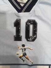 Load image into Gallery viewer, Jersey Argentina Farewell Diego Maradona #10 Testimonial Jersey 2001 Vintage
