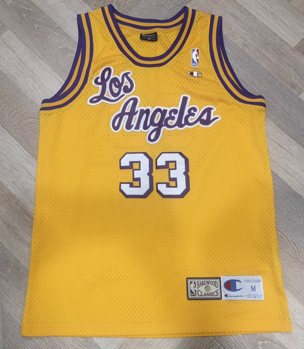 Rare Jersey Abdul-Jabbar #33 Los Angeles Lakers NBA 1980's Champion Vintage