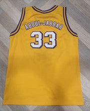 Load image into Gallery viewer, Rare Jersey Abdul-Jabbar #33 Los Angeles Lakers NBA 1980&#39;s Champion Vintage
