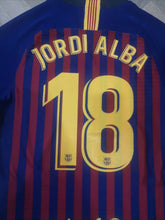 Load image into Gallery viewer, Jersey Jordi Alba FC Barcelona 2018-2019 home NikeVaporknit
