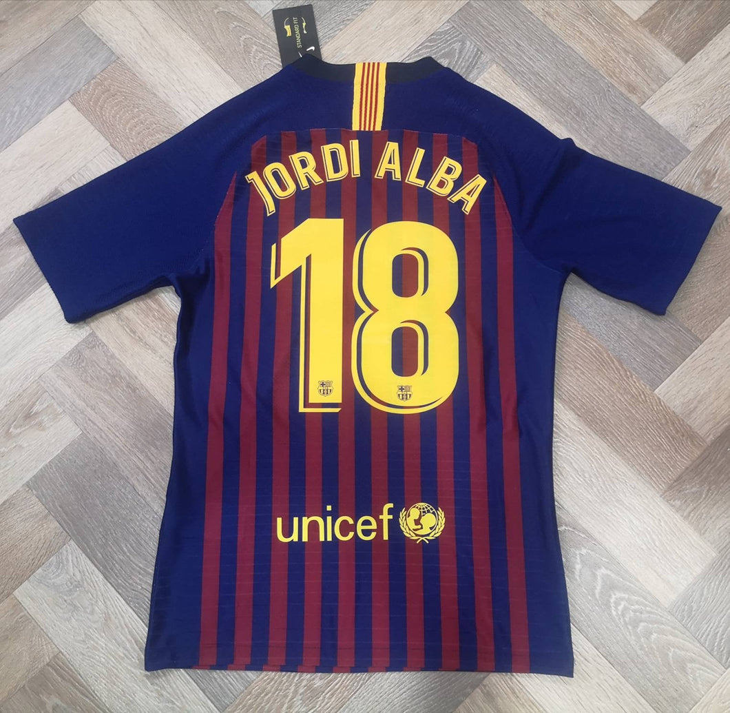 Jersey Jordi Alba FC Barcelona 2018-2019 home NikeVaporknit