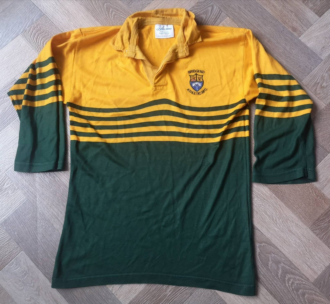 Vintage jersey rugby Bridgend Athletic RFC 1980's Halbro