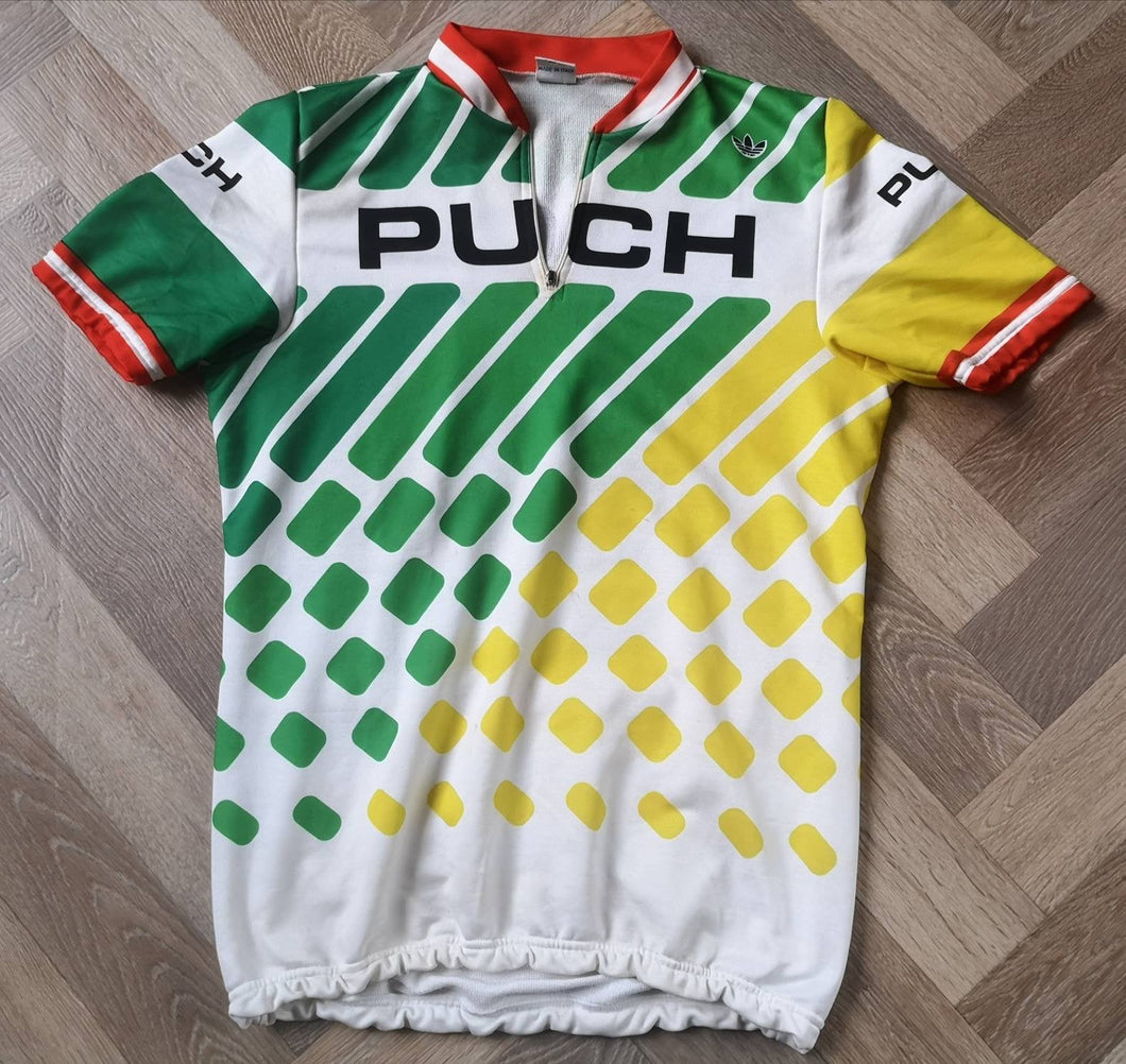 Rare Jersey Cyclisme Puch Santini 1970's Vintage