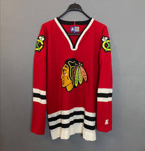 Load image into Gallery viewer, Jersey Chicago Blackhawks NHL Starter 1990&#39;s Vintage
