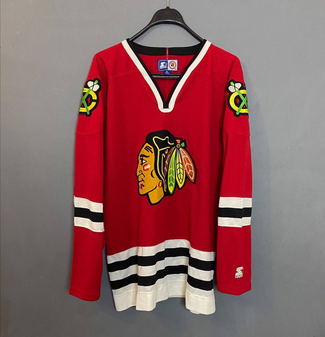 Jersey Chicago Blackhawks NHL Starter 1990's Vintage