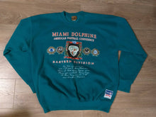 Load image into Gallery viewer, Authentic Vintage Sweatshirt Miami Dolphins NFL Nutmeg Mills 1990&#39;s
