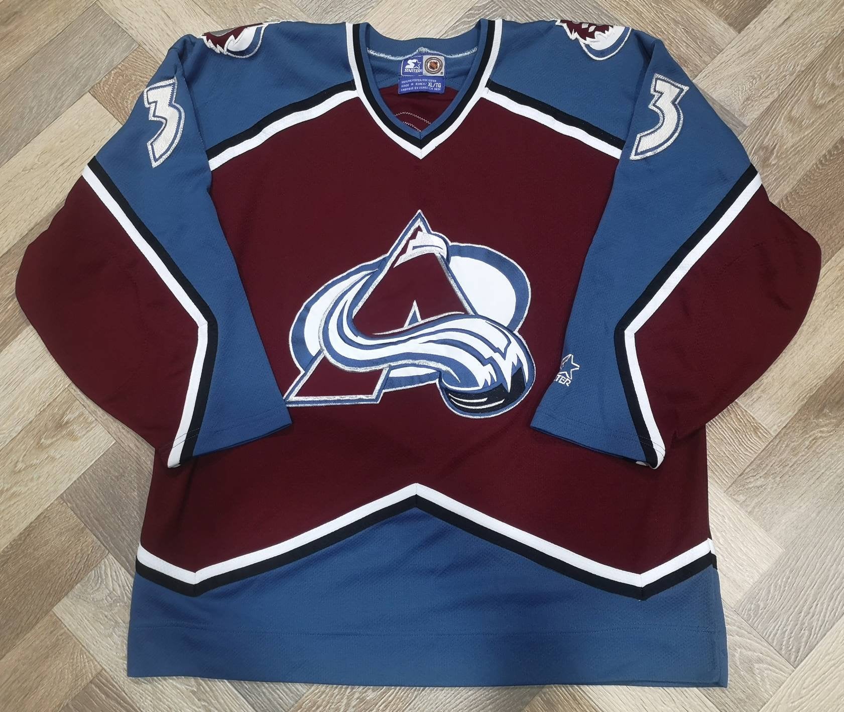 1996-97 Patrick Roy Game Worn Colorado Avalanche Jersey. Hockey, Lot  #83092