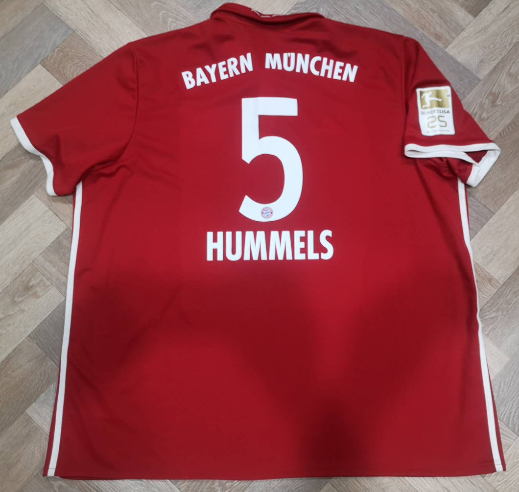 Jersey Hummels #5 FC Bayern Munich 2016-2017 home