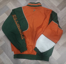 Load image into Gallery viewer, Vintage Track jacket Miami Hurricanes Pro Player 1990&#39;s
