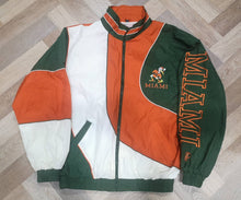 Load image into Gallery viewer, Vintage Track jacket Miami Hurricanes Pro Player 1990&#39;s
